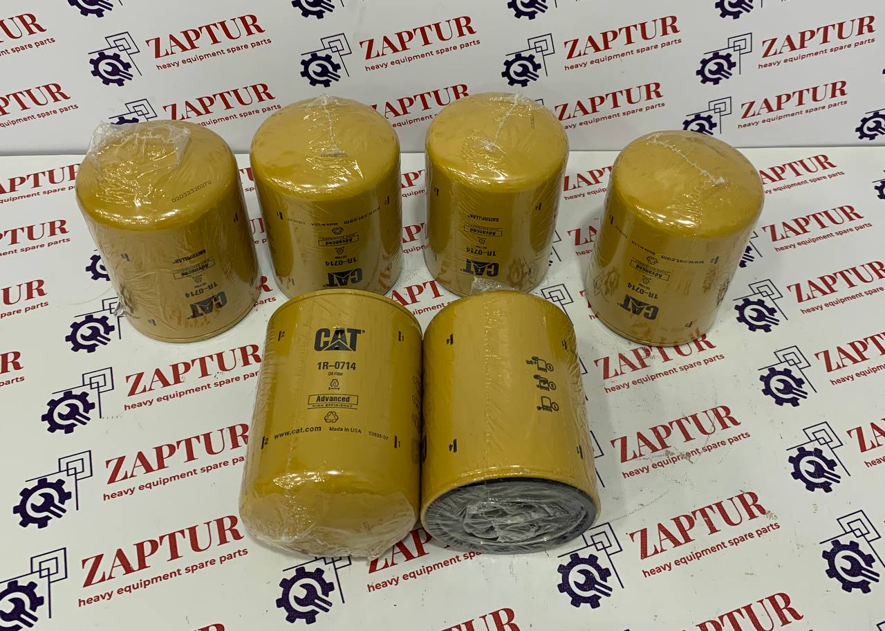 This oil filter is suitable for Caterpillar machinery