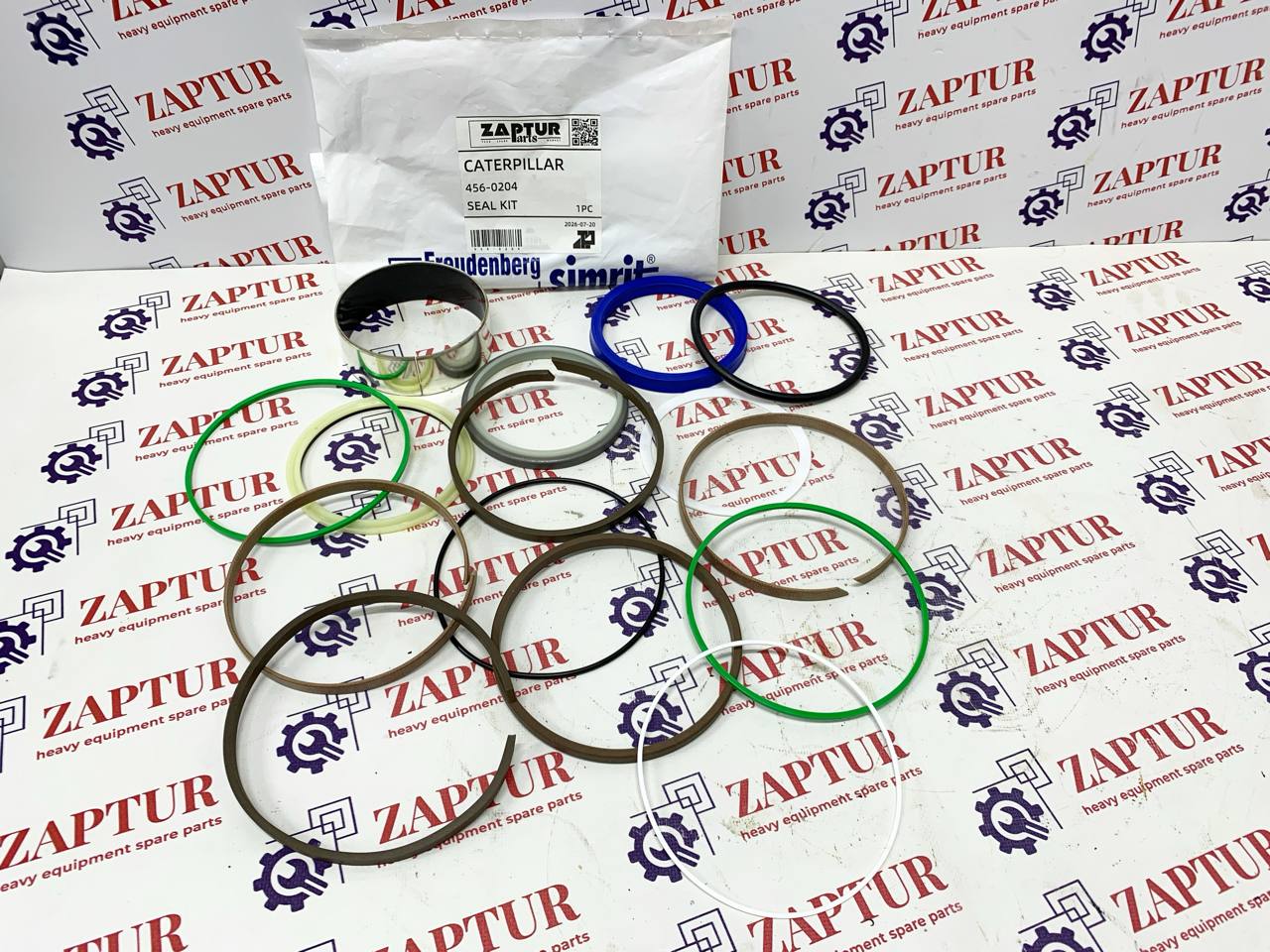 This hydraulic cylinder seal kit is suitable for Caterpillar excavators