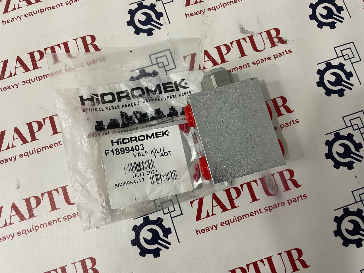 This valve is suitable for Hidromek Machinery