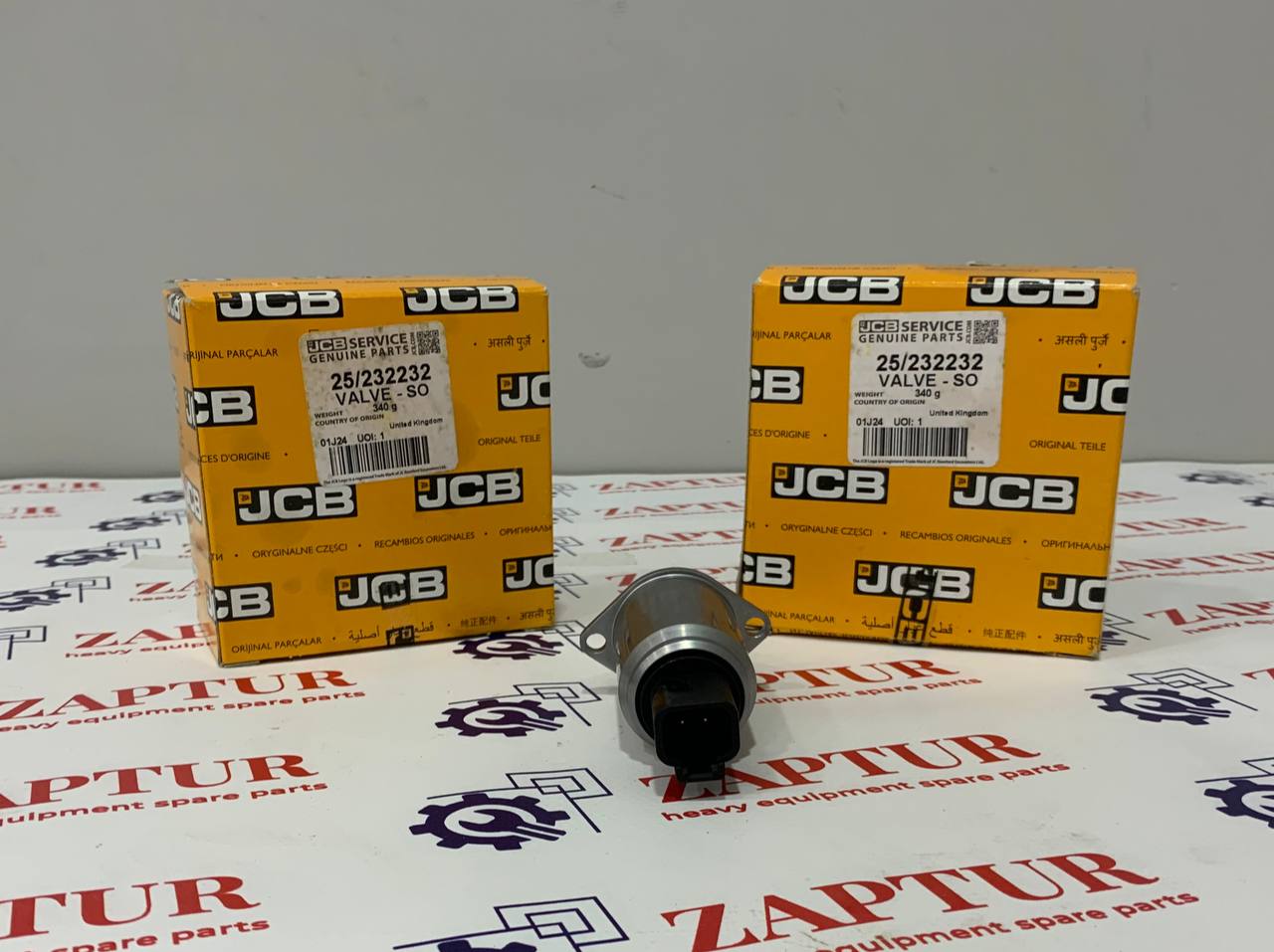 This valve solenoid is suitable for Jcb machinery