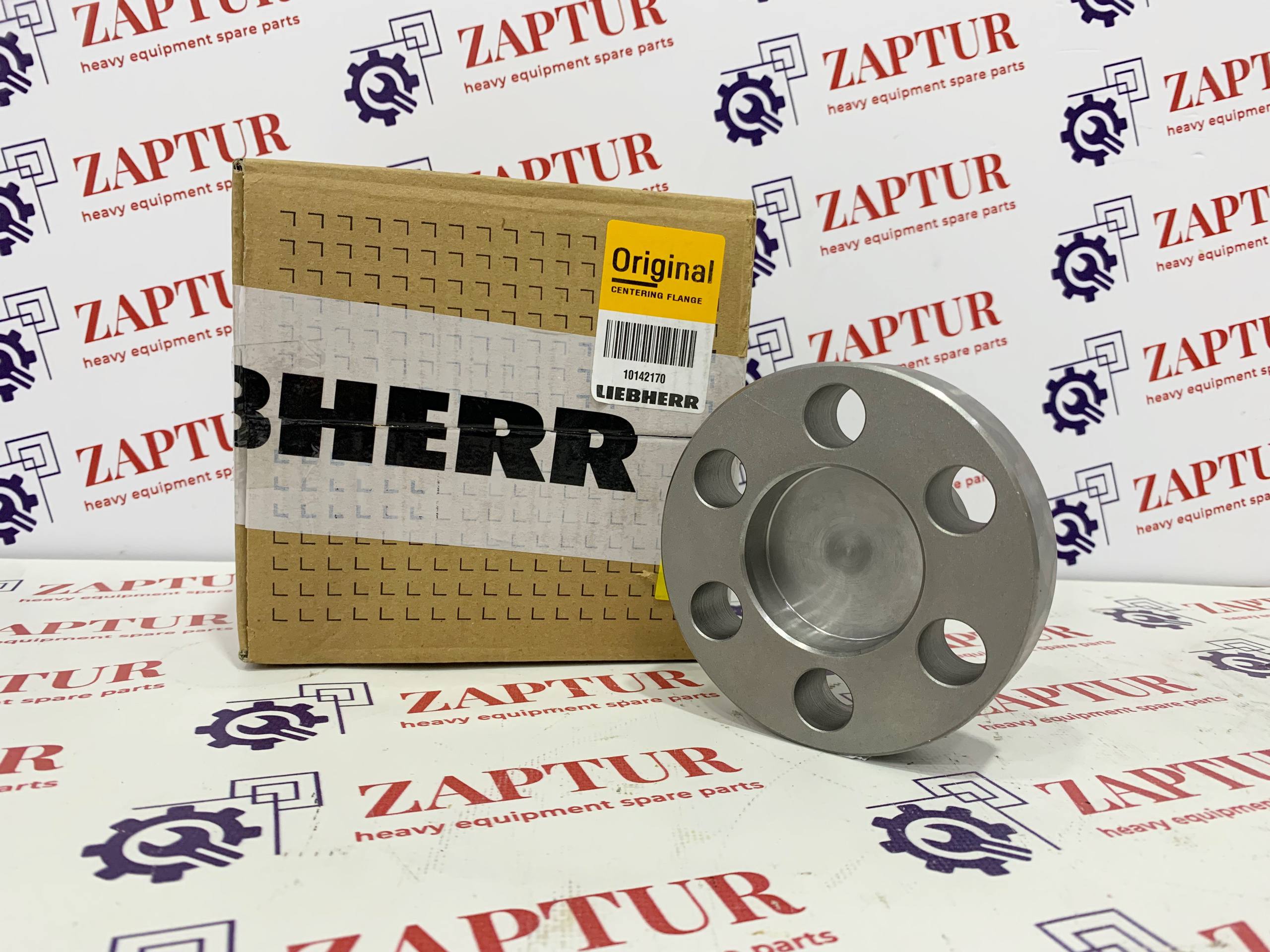 This centering flange is suitable for Liebherr machinery