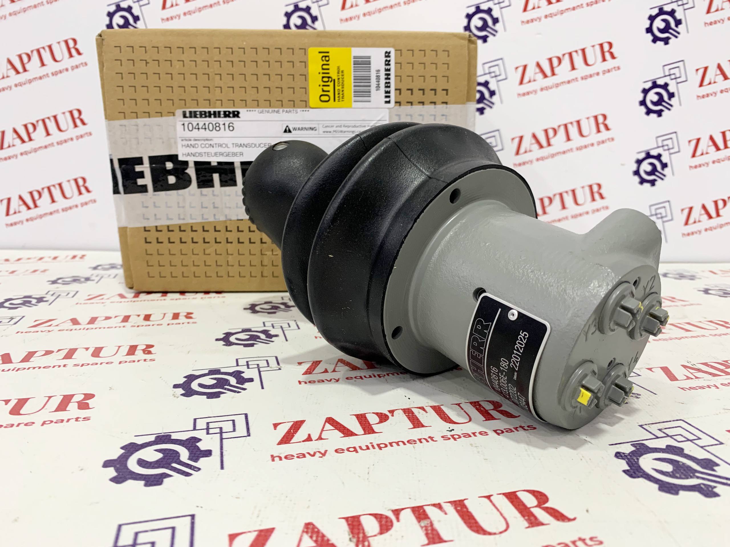 This hand control transducer is suitable for Liebherr machinery