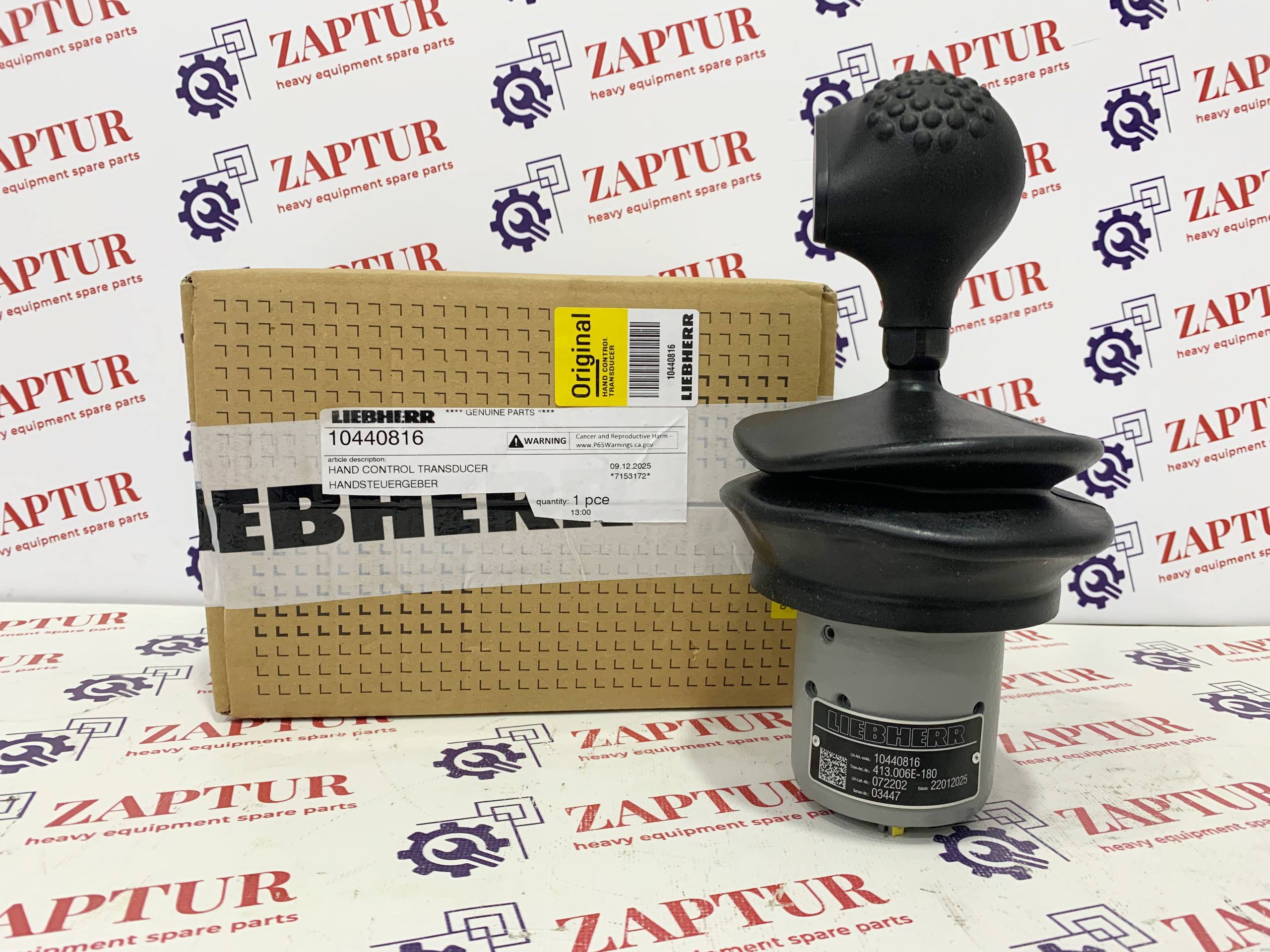 LIEBHERR 10440816 HAND CONTROL TRANSDUCER