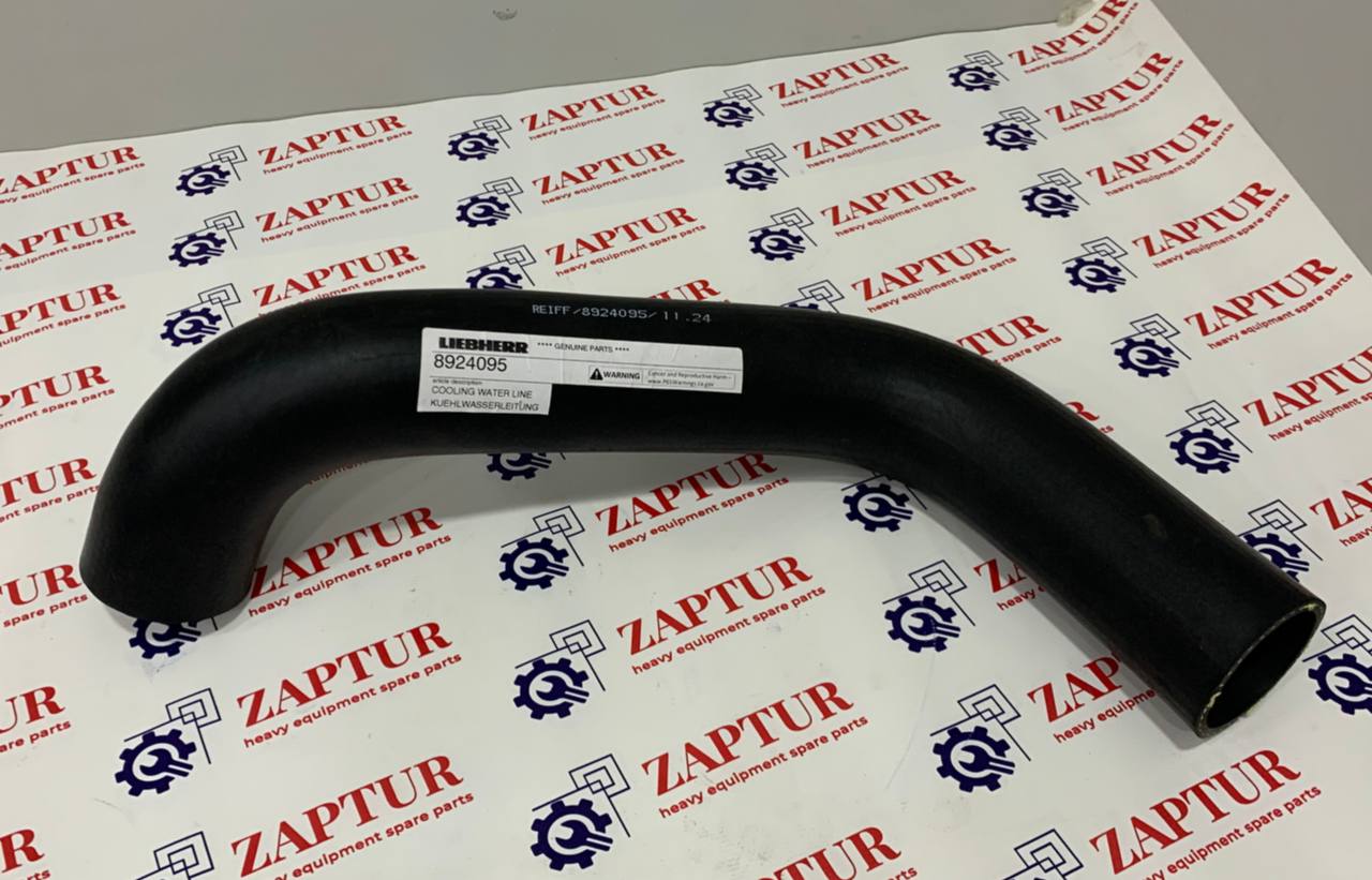 This cooling water hose is suitable for Liebherr machinery