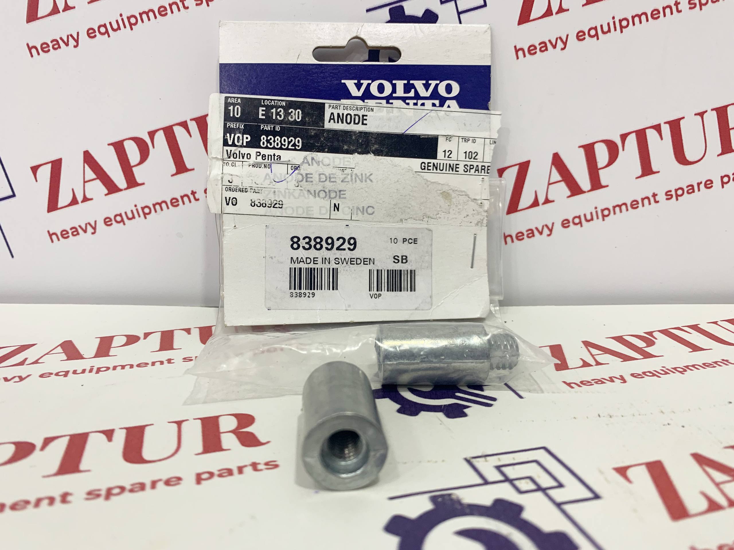 VOLVO PENTA 838929 ZINC ANOD