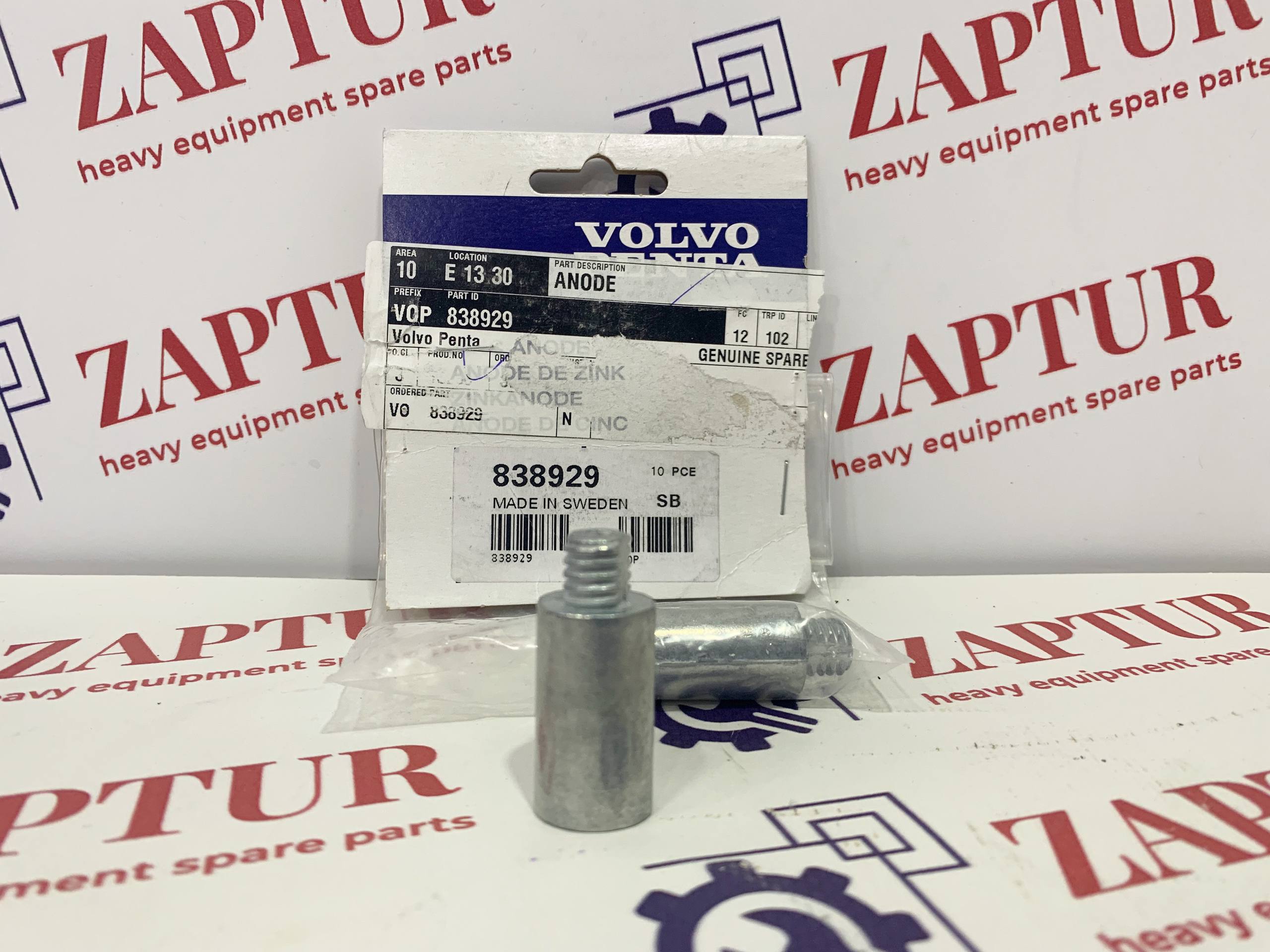 VOLVO PENTA 838929 ZINC ANOD