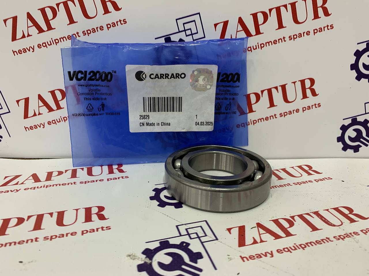 This bearing is suitable for Carraro components