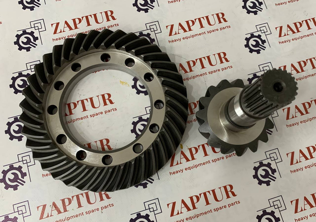 This bevel gear set is suitable for Carraro components