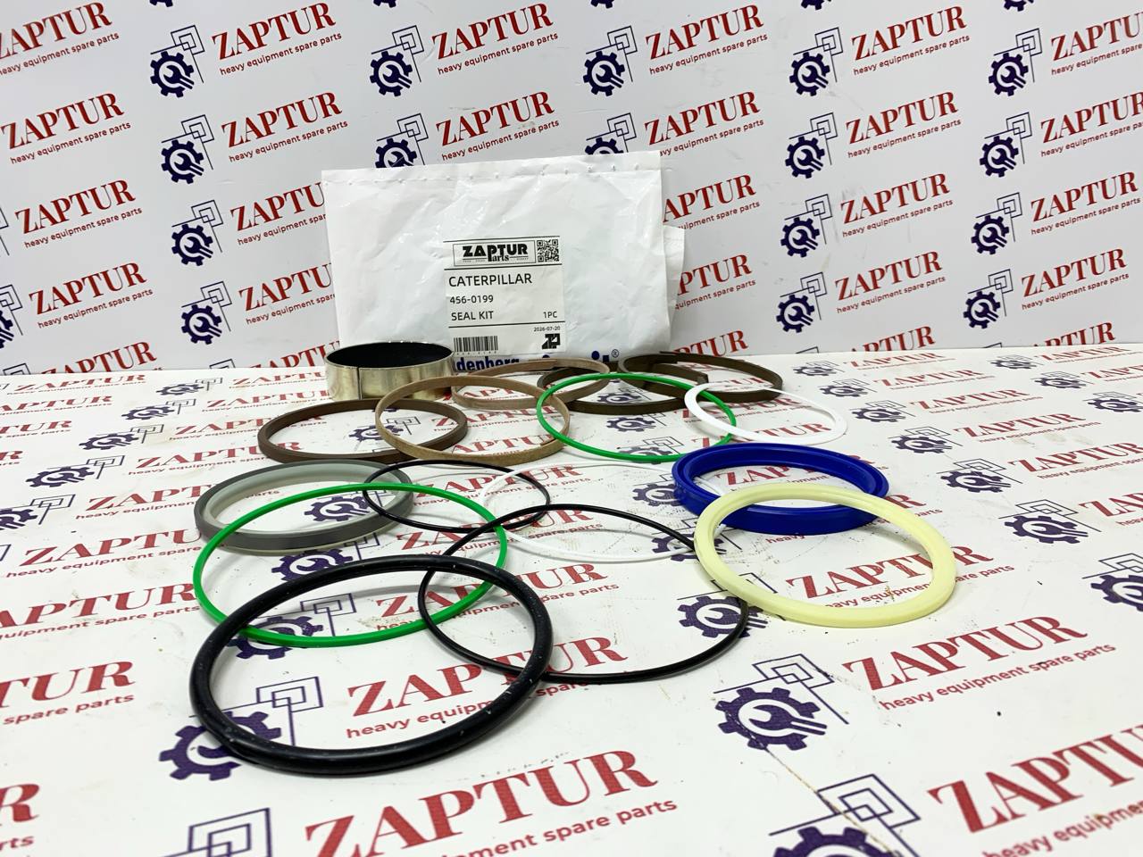This hydraulic cylinder seal kit is suitable for Caterpillar excavators