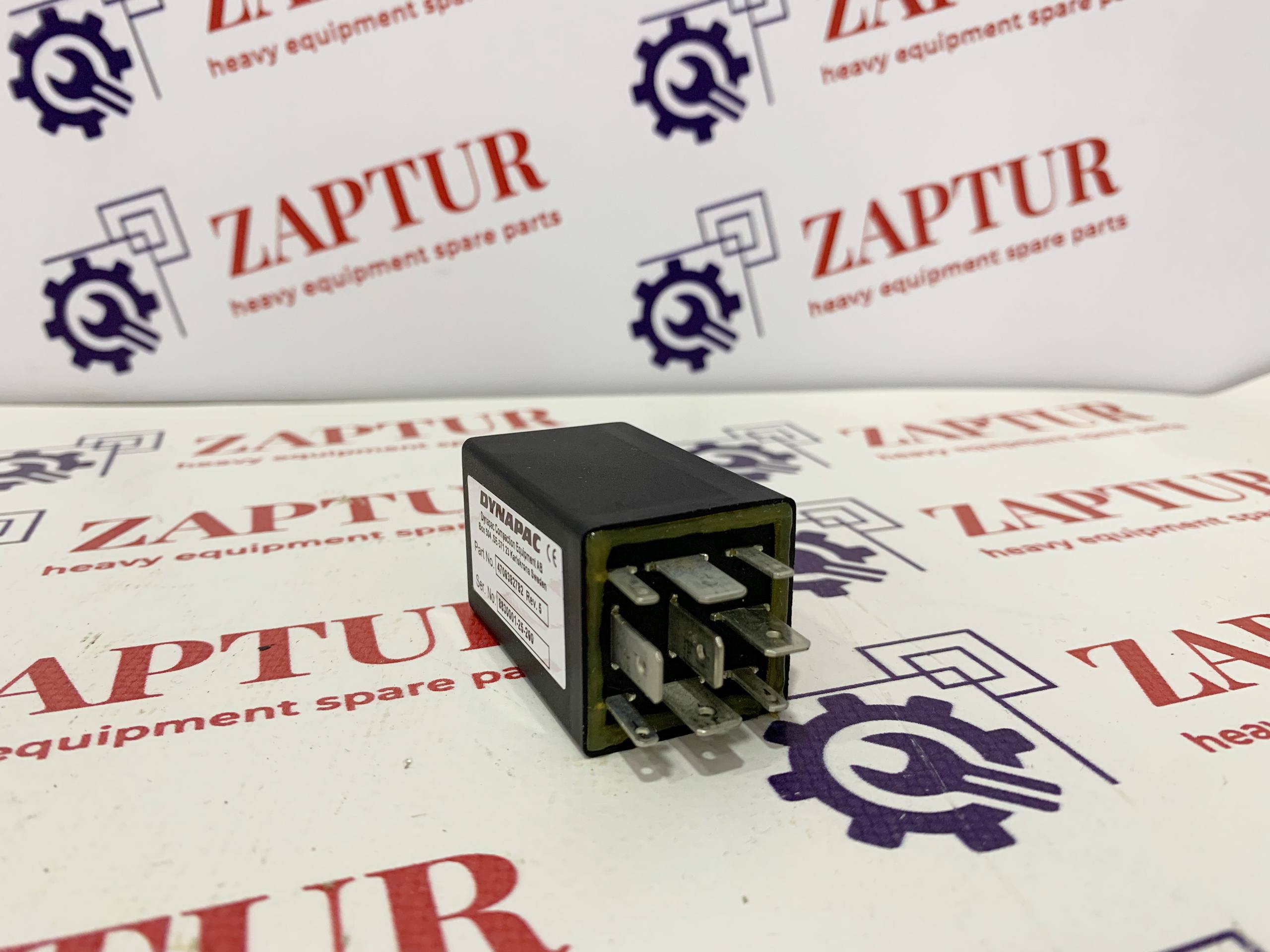 This vbs relay is suitable for Dynapac machinery