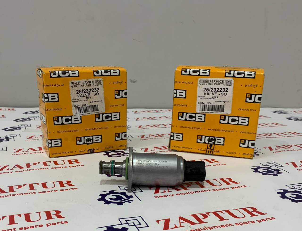 JCB 25/232232 VALVE SOLENOID [ZAPTUR]