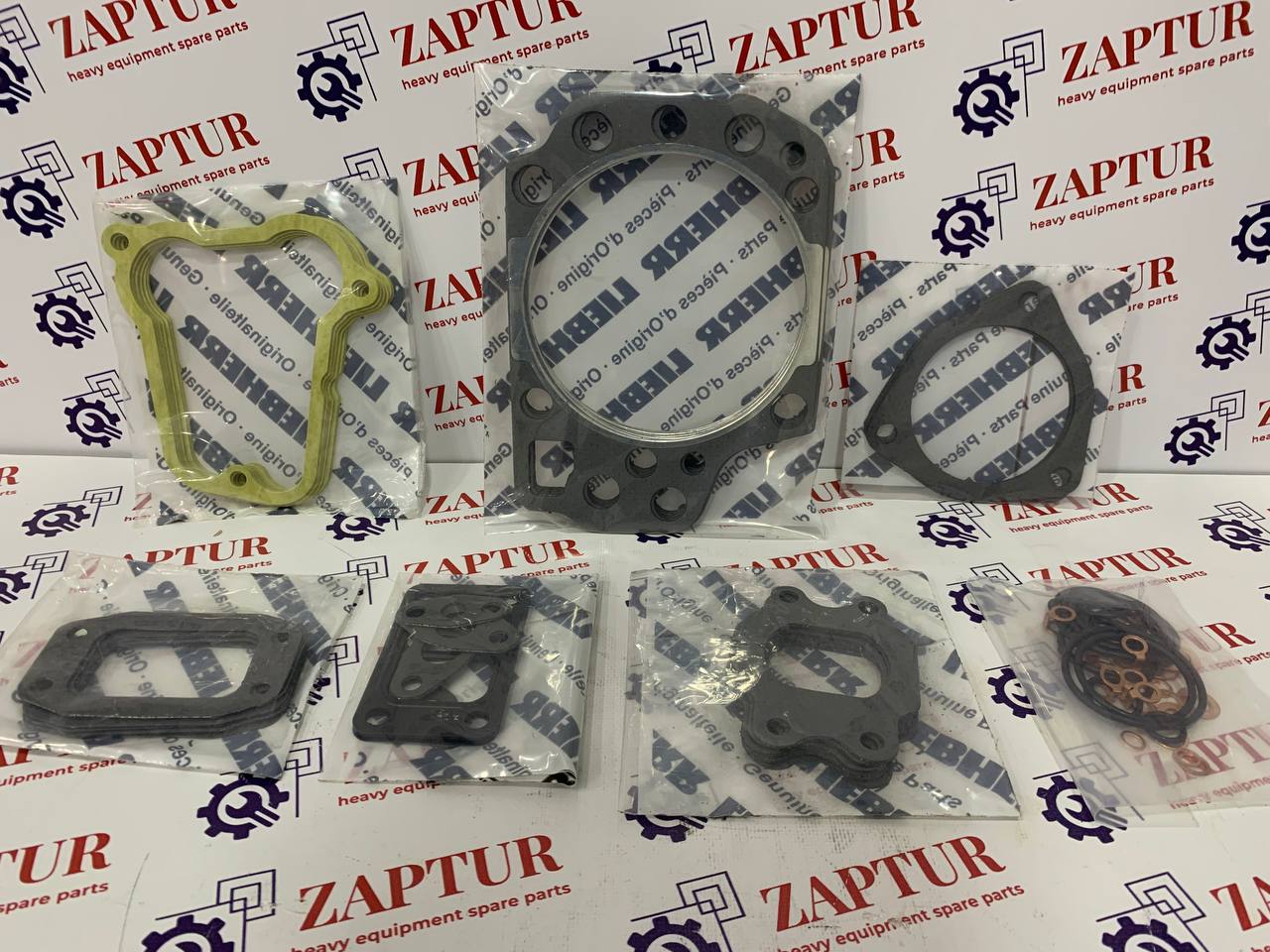 This gasket kit is suitable for Liebherr machinery