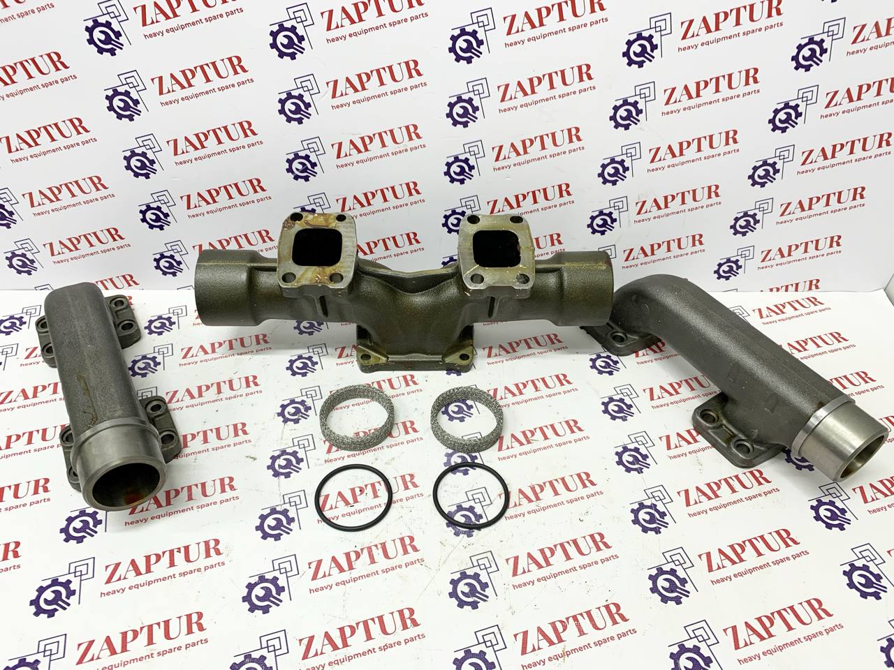 This exhaust manifold is suitable for Volvo machines